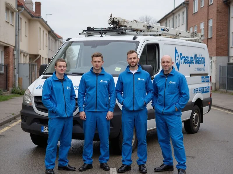 Zespół Wawa Wash z profesjonalnym sprzętem do mycia ciśnieniowego